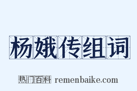 杨娥传组词是什么意思的图片